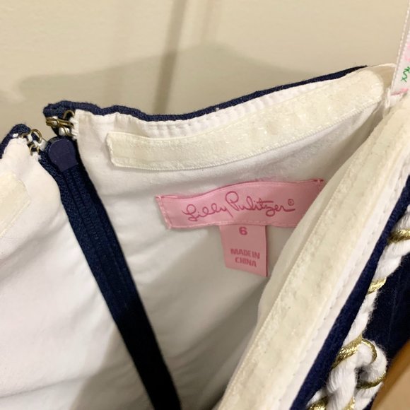 Lilly Pulitzer Strapless Dress, Size 6 - Picture 6 of 12